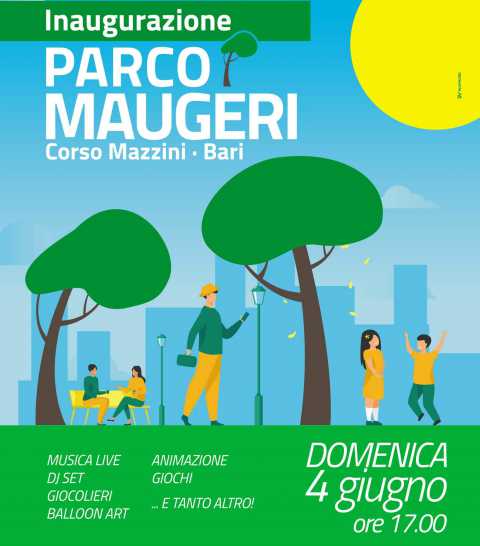 Bari: musica, giocolieri e animazione per l'inaugurazione del Parco Maugeri